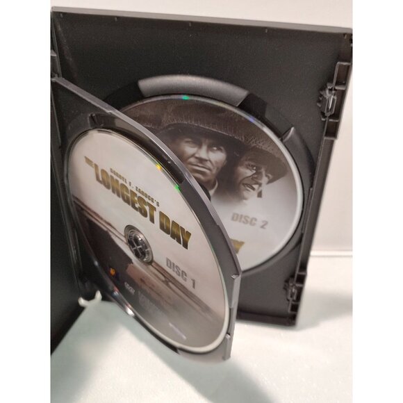 The Longest Day Vintage 1990 DVD Cinema Classics Collection Entertainment - Picture 7 of 12